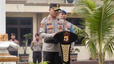 Peringati Haornas, Polres Lamteng Gelar Upacara