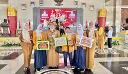 Keren, Berprestasi  Menulis Cerpen dan Komedi Tunggal SMPN 4 Terbanggibesar Lolos ke Provinsi Lampung
