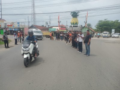 Peduli Bencana Sumatra, Gabungan Organisasi di Lamteng Gelar Penggalangan Dana dan Open Donasi