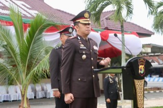 Kapolres Lamteng Pimpin Upacara Peringatan Hari Bela Negara ke-77
