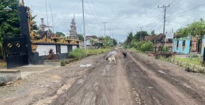 Jalan Rusak Pasca Perbaikan di Rumbia; DPRD Lamteng akan Panggil Dinas BMBK dan Konsultan
