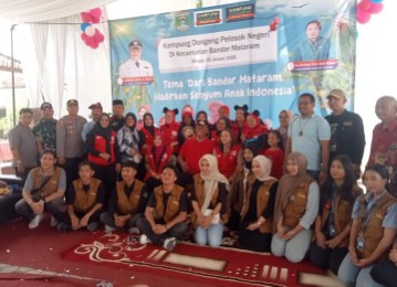 Plt Bupati Lamteng Buka Festival Kampoeng Dongeng di Bandar Mataram