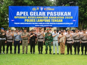 Ops Keselamatan Krakatau 2026 Dimulai, Polres Lamteng Kedepankan Pendekatan Edukatif dan Humanis