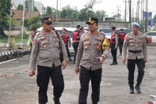 Pastikan Aman Kondusif, Polres Lamteng Amankan Musda XI Partai Golkar di Nuwo Balak