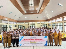 Ops Keselamatan Krakatau 2026, Satlantas Polres Lamteng Gelar Dikmas dan PKS di Sekolah