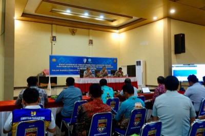Korlantas Polri Penelitian Lapangan Terpadu di Lampung, Polres Lamteng Jadi Tuan Rumah Rakor Kesiapan Lebaran 2026