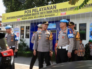 Jelang Arus Mudik Lebaran, Div Propam Polri Cek Pospam dan Posyan Ops Ketupat 2026 di Lamteng