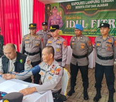Ops Ketupat Krakatau 2026, Si Dokkes Polres Lamteng Gelar Patroli Kesehatan ke Pos Pengamanan