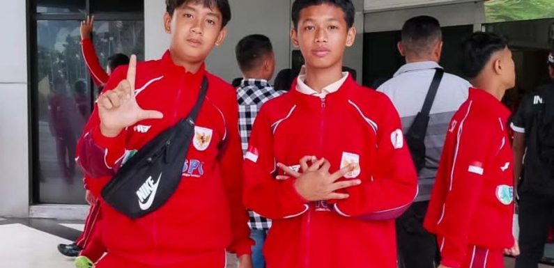 Dua Pelajar Lampung Masuk Timnas U-14, akan Berlaga di Kuala Lumpur