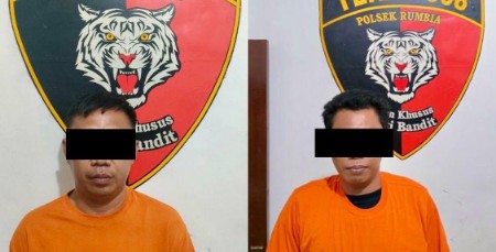 Polsek Rumbia Tangkap Dua Pelaku Pemerasan, Gunakan Korek Api Mirip Senpi untuk Intimidasi