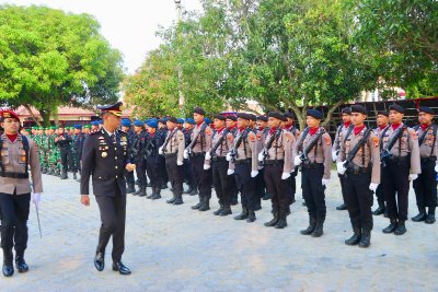 Kapolres Lamteng Pimpin Upacara Hari Bhayangkara ke-80, Tekankan Pengabdian dan Pelayanan kepada Masyarakat