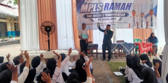 MPLS Ramah di SMKN 2 Terbanggibesar Ajak Siswa Baru Biasakan 5S