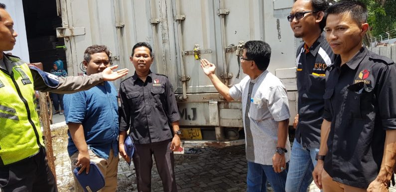 KPU Lamteng Terima 1.215 Kardus Surat Suara Caleg DPRD Provinsi Lampung