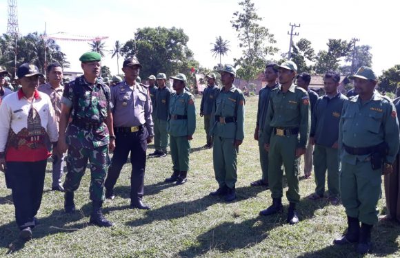 Apel Gelar Pasukan, Koramil dan Polsek Seputihsurabaya Tekankan Enam Amanat