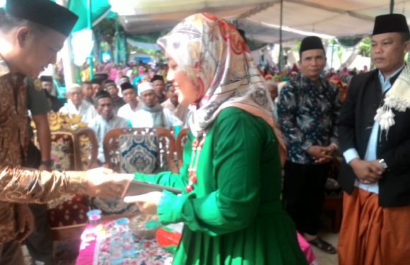 Muslimat NU Kampung Liman Benawi Gelar Pengajian Akbar