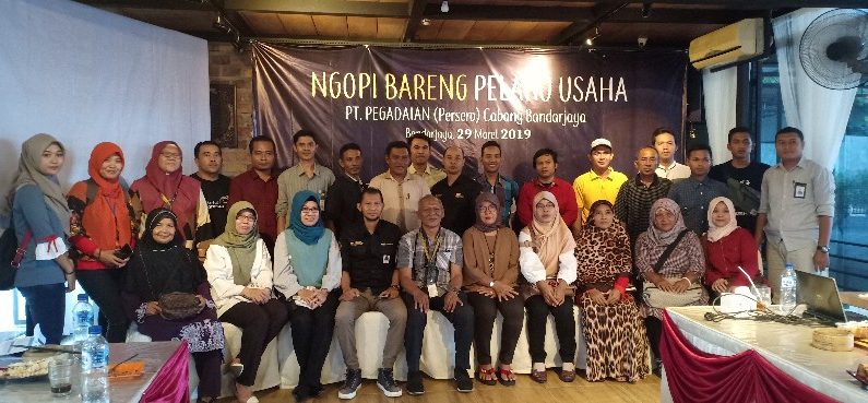 Pegadaian Bandarjaya Ajak Pelaku Usaha Ngopi Bareng Sembari Berinvestasi