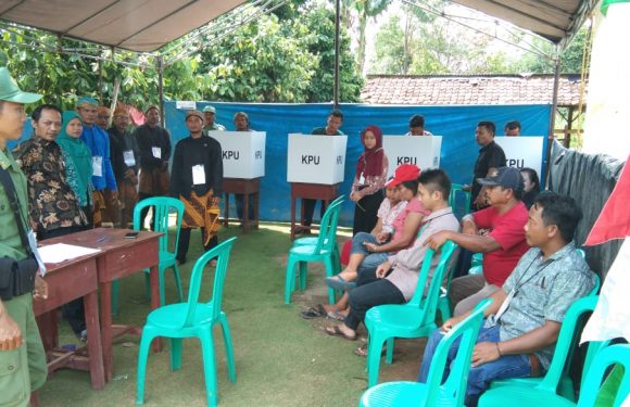 Unik, Petugas TPS di Lempuyangbandar Kenakan Pakaian Adat Jawa