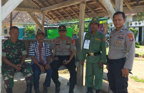 Peran Aktif Polsek Trimurjo Kawal Pemilu