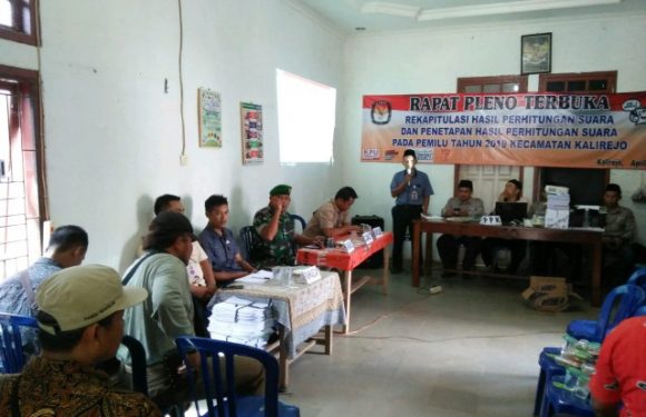 Pleno PPK Kalirejo, Capres – Cawapres 01 dan PKB Unggul
