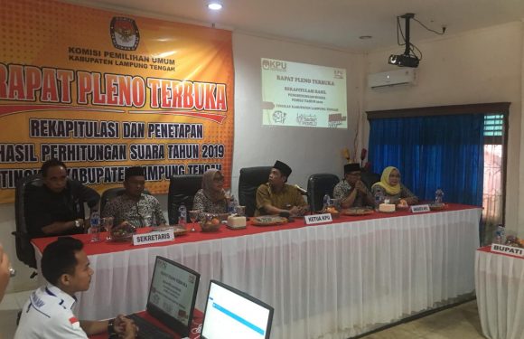 KPU Lamteng Gelar Pleno Terbuka