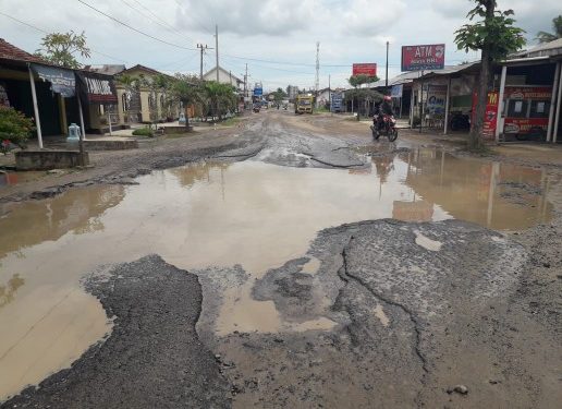 Jalan Provinsi di Seputihmataram Makin Parah