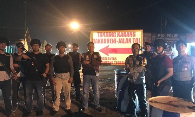 Kapolres Lampung Tengah, Pimpin Patroli Sekala Besar di Jalur Mudik