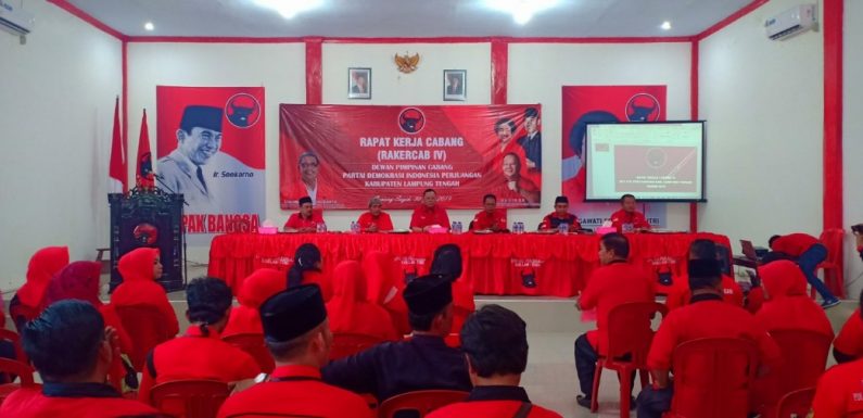 Rakercab IV DPC PDI Lamteng, Sudin : Peluang Pak Loekman Sangat Besar
