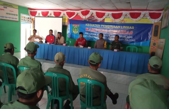Linmas Kampung Cimarias Dibina