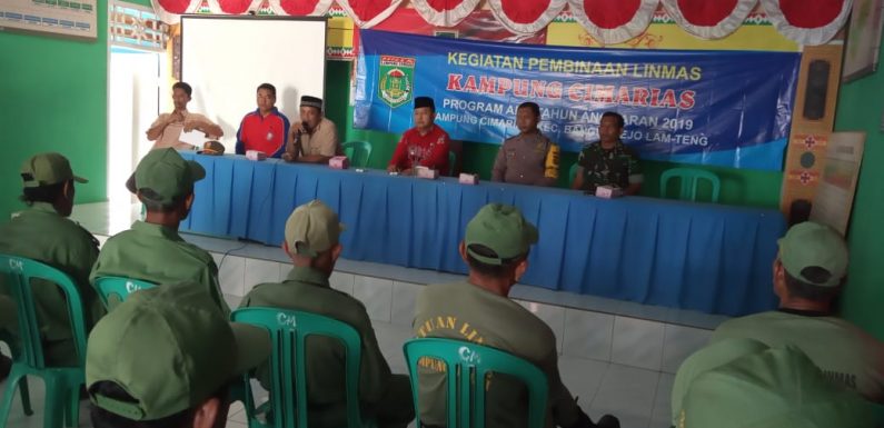 Linmas Kampung Cimarias Dibina