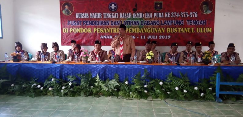 Gerakan Pramuka Gugus Depan Bustanul Ulum Gelar KMD