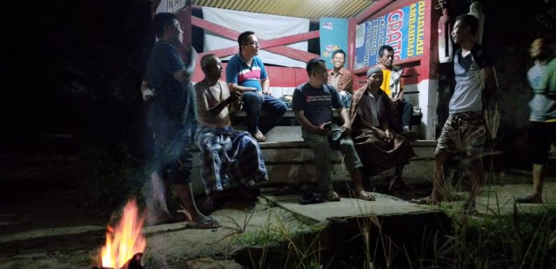 Camat Dan Kapolsek Terbanggibesar, Imbau Masyarakat Hidupkan Ronda Malam