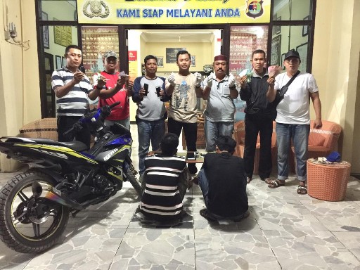 Polsek Seputih Mataram Bekuk Pengedar Shabu