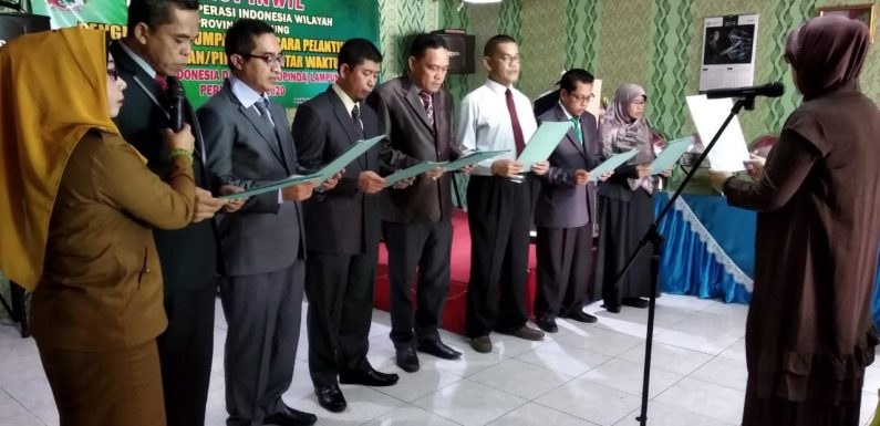 Resmi Dilantik, Ini Pengurus Dekopinda Lamteng 2019-2024