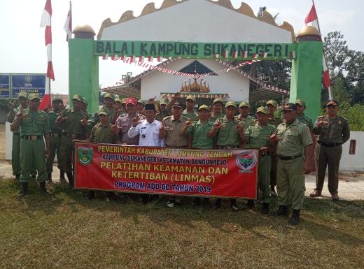31 Anggota Linmas Kampung Sukanegri Dapatkan Pembinaan