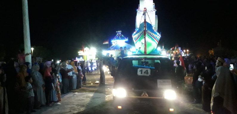 Ribuan Masyarakat Ikuti Takbir Keliling di Seputihraman