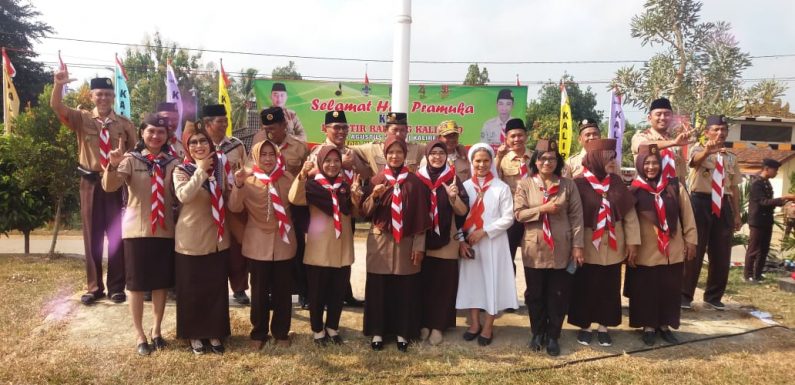 Camat Kalirejo  Jadi Pembina Upacara Peringatan Hari Pramuka