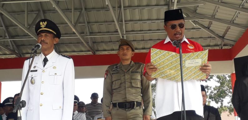Upacara Hut RI ke 74 Tahun, Anggota DPR RI Terpilih I Komang Koheri Bacakan Teks Proklamasi