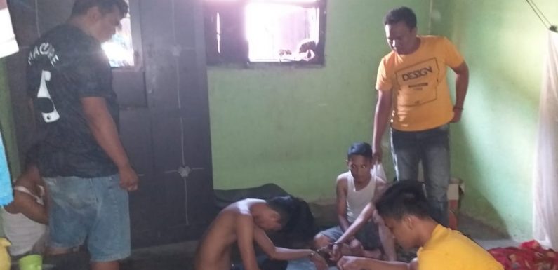 Lagi, Polsek Tebas Tangkap Dua Pemuda Saat Pesta Sabu