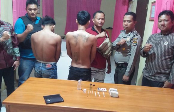 Polsek Seputihraman Ringkus Dua Tersangka Pemakai SS