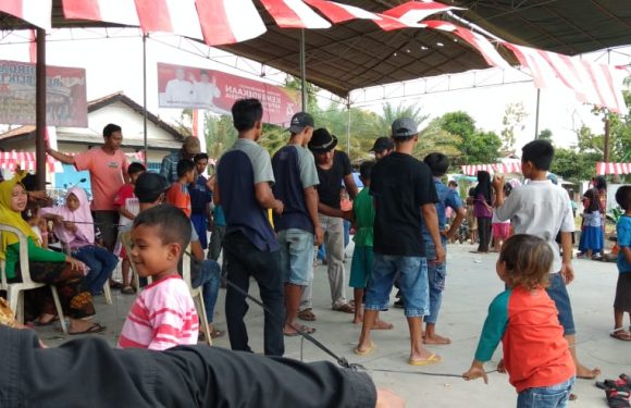 Peringati HUT RI ke-74 Pemuda Kampung Adijaya Gelar Berbagai Perlombaan