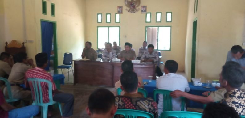 Pj Kakam Sidodadi Gelar Pembentukan panitia pilkakam
