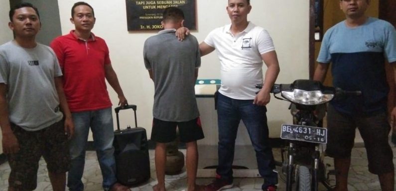 Resahkan Warga, Resdivis Curat Diringkus Polsek Seputihsurabaya