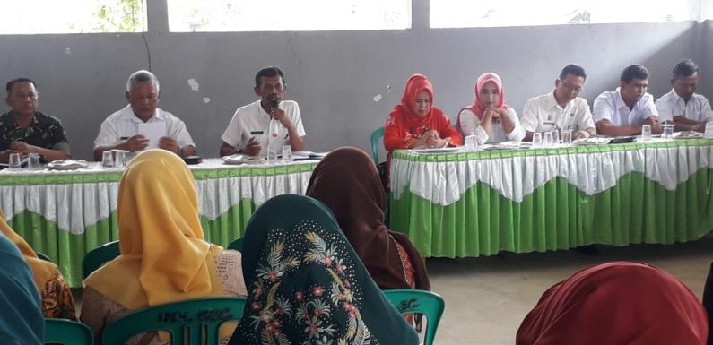 Rakor, Camat Seputihraman Ingatkan Kakam Setor SPj