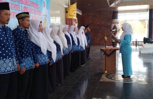 HUT Ke-XIV, Pengurus Cabang Himpaudi se-Lamteng Dilantik