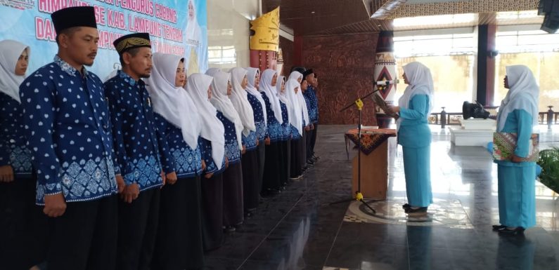 HUT Ke-XIV, Pengurus Cabang Himpaudi se-Lamteng Dilantik