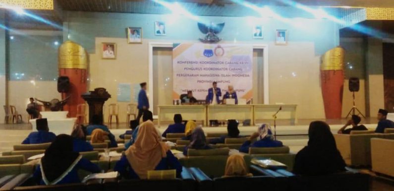 Sempat Pindah Lokasi, Konkoorcab PMII Lampung Hilang Makna