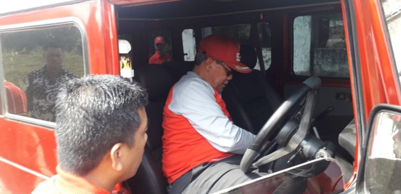 Demi Masyarakat, Loekman Kendarai Mobil Sendiri ke Seputihraman