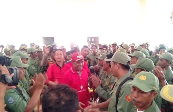 Kunker di Punggur, Loekman Diangkat “Bapak” Linmas Lamteng