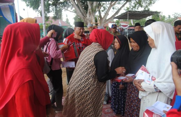 TP PKK Kecamatan Bangunrejo Gelar Pengajian Akbar Perdana dan Santunan