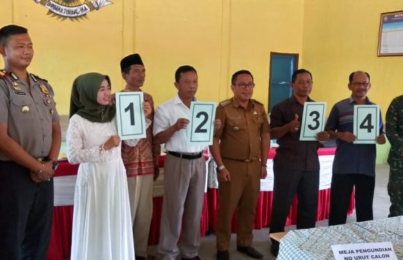Empat Calon Bertarung Dalam Pilkakam Karangendah, Petahana Dapat Nomor 3